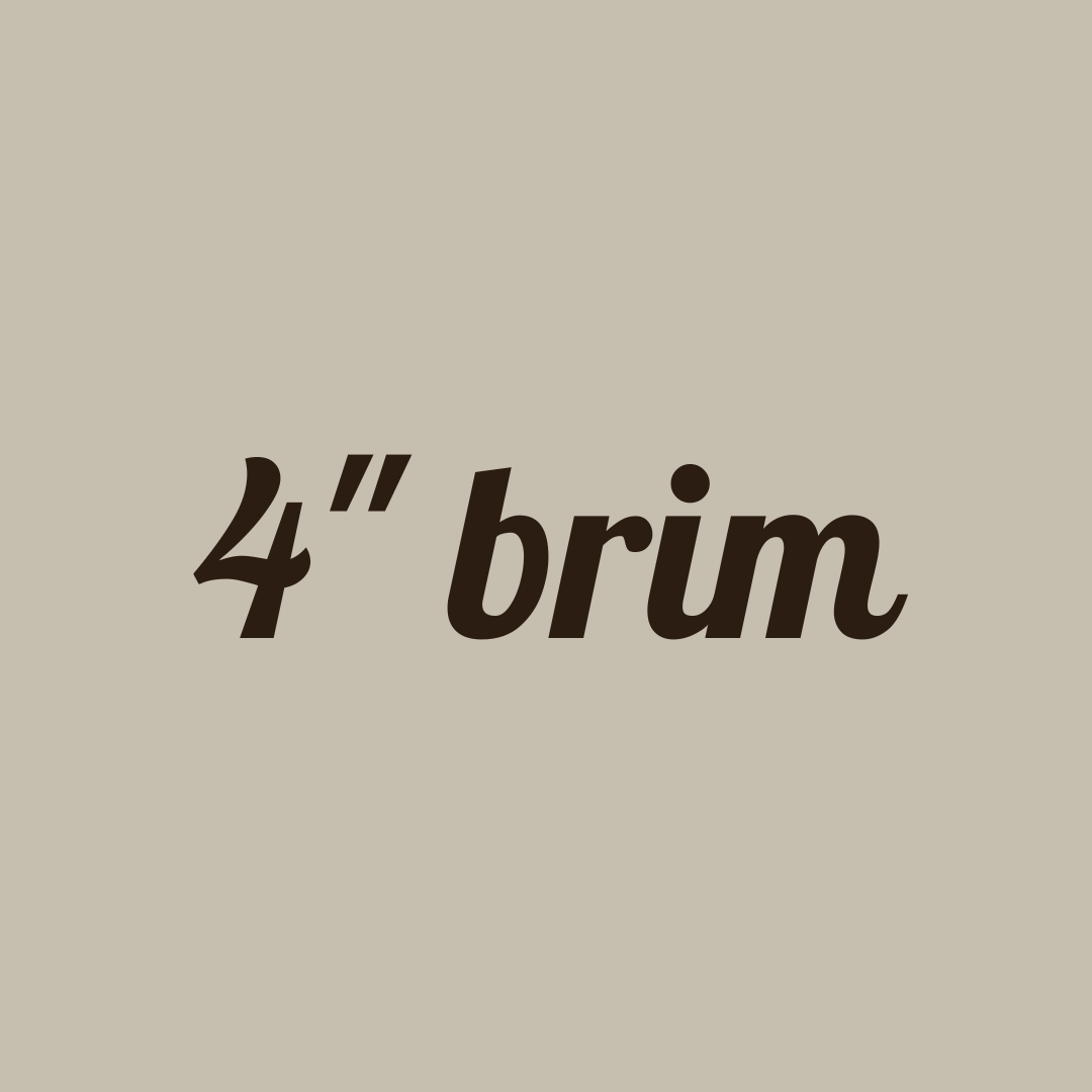 American Hat Co. 4" brims