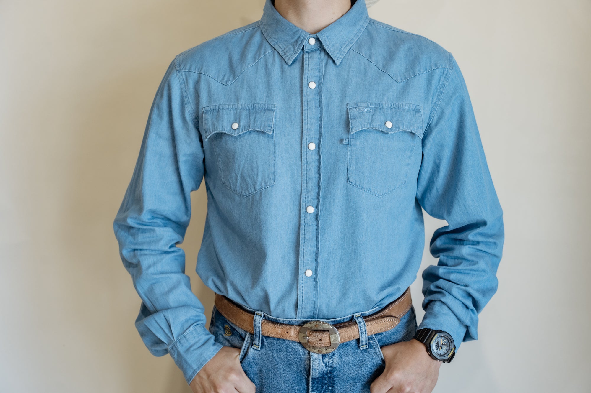RR Cowboy Trappings Denim Long Sleeve