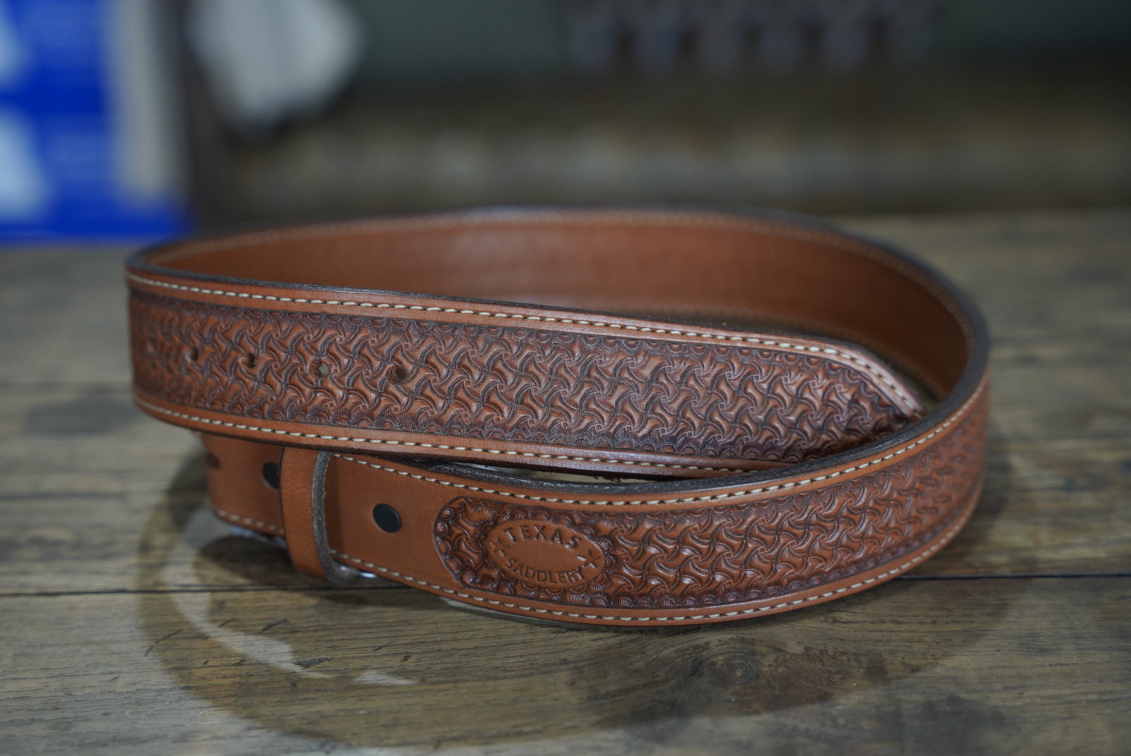 Saddle Tan Spider Belt