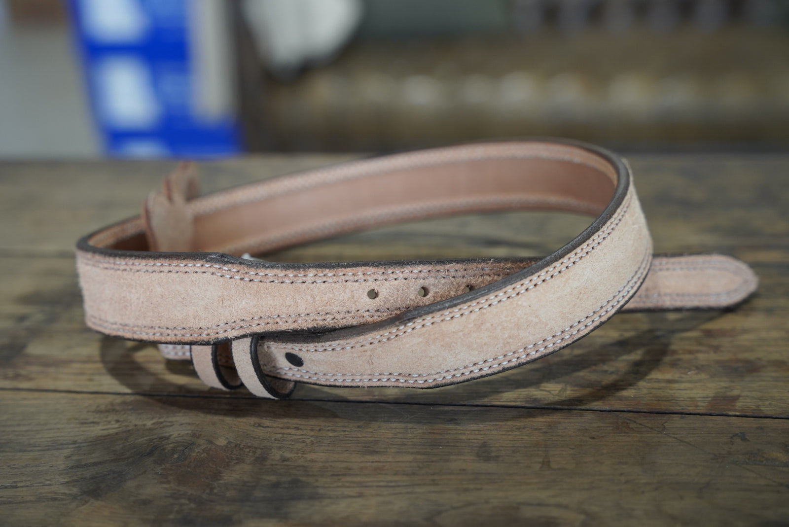 Natural Roughout Tapered Belt