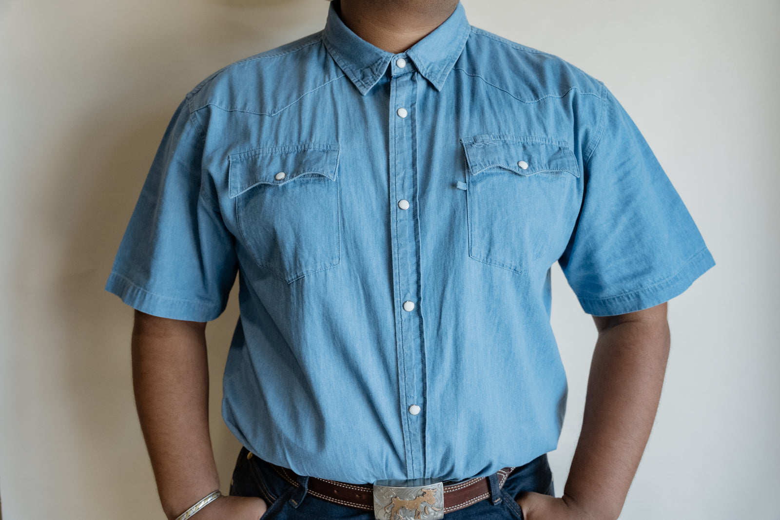 RR Cowboy Trappings Denim Short Sleeve