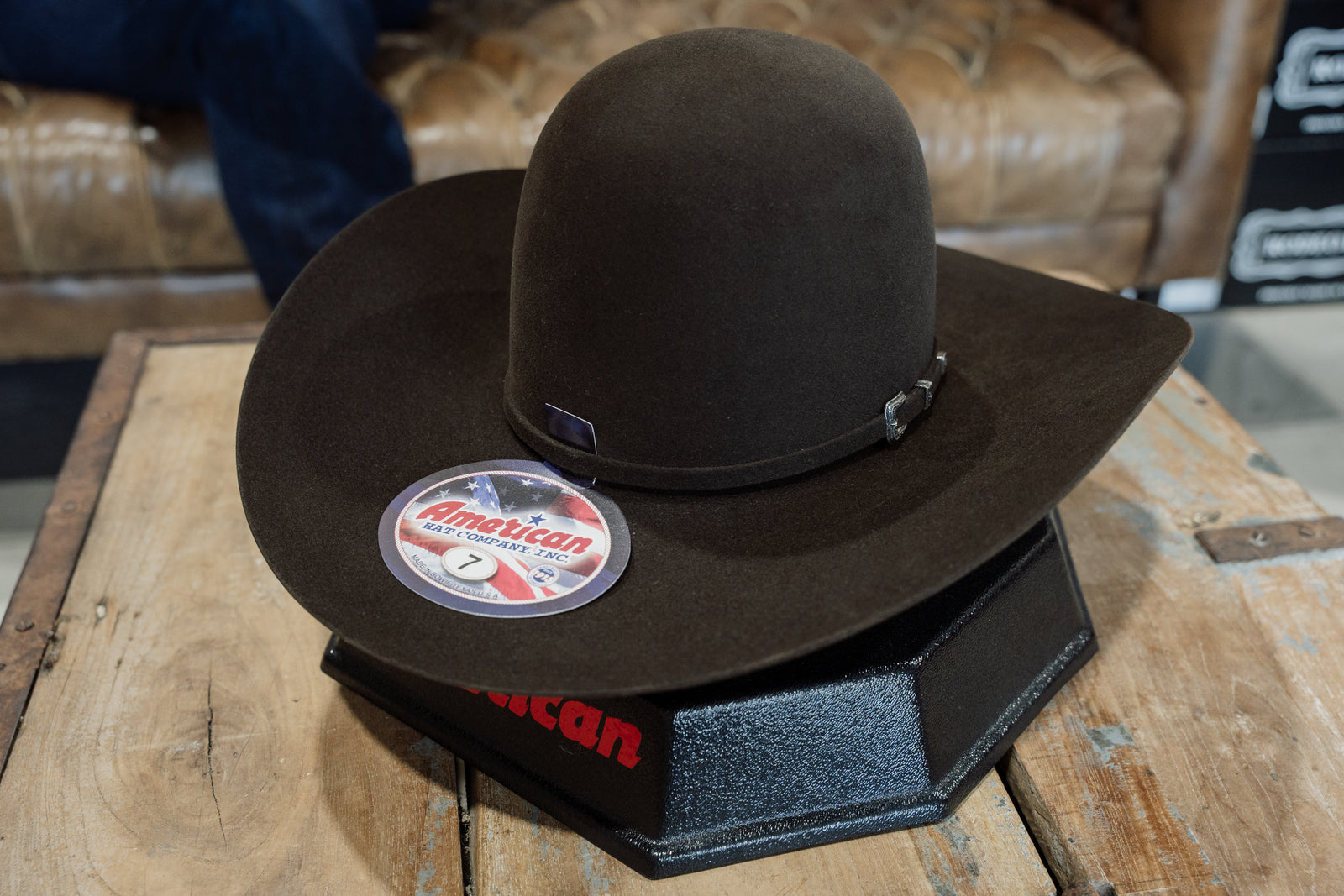 American Chocolate Felt 4 1/2”