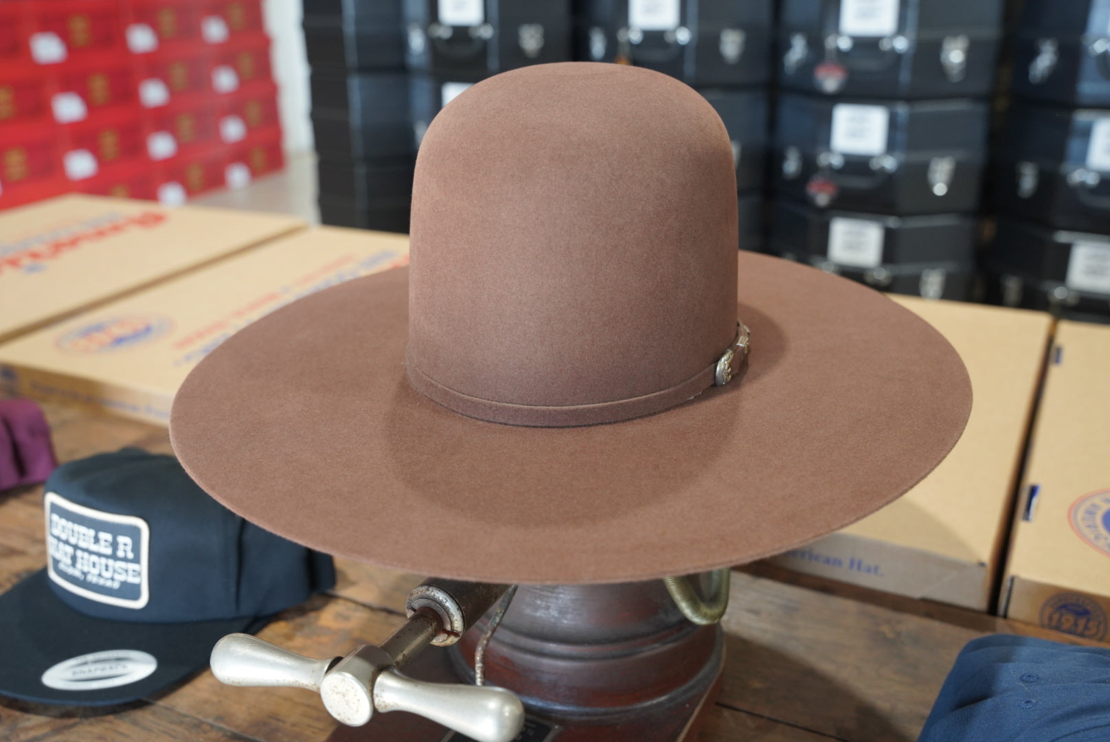Double R Hats JW Brooks Rust 4 3/4