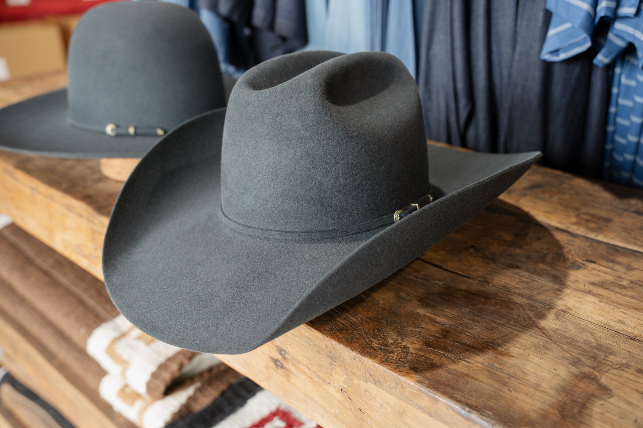 Double R Hats Bailey Gun Metal 4 1/2