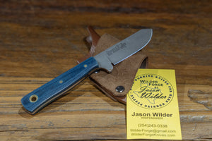 Wilder Forge Blue Canvas Knives