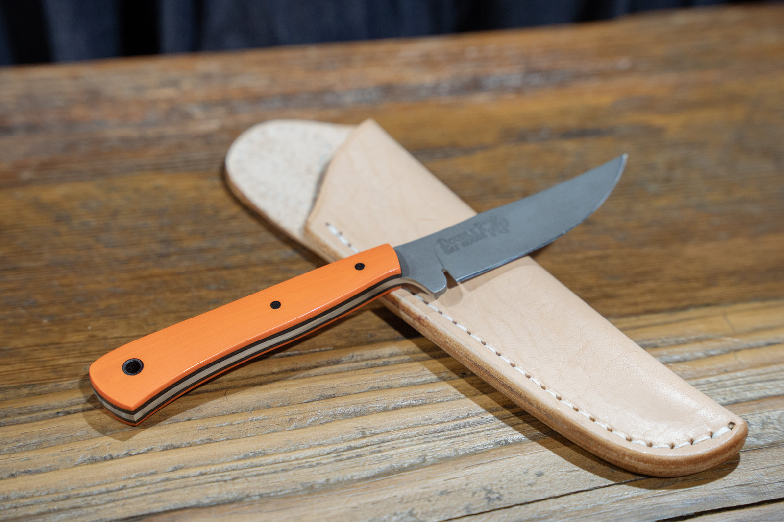 Wilder Forge Orange Skinner Knife