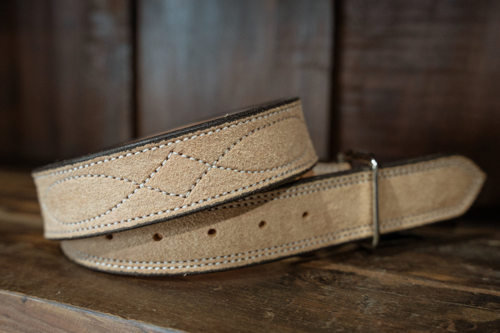 Natural Roughout Gunfigher Belt