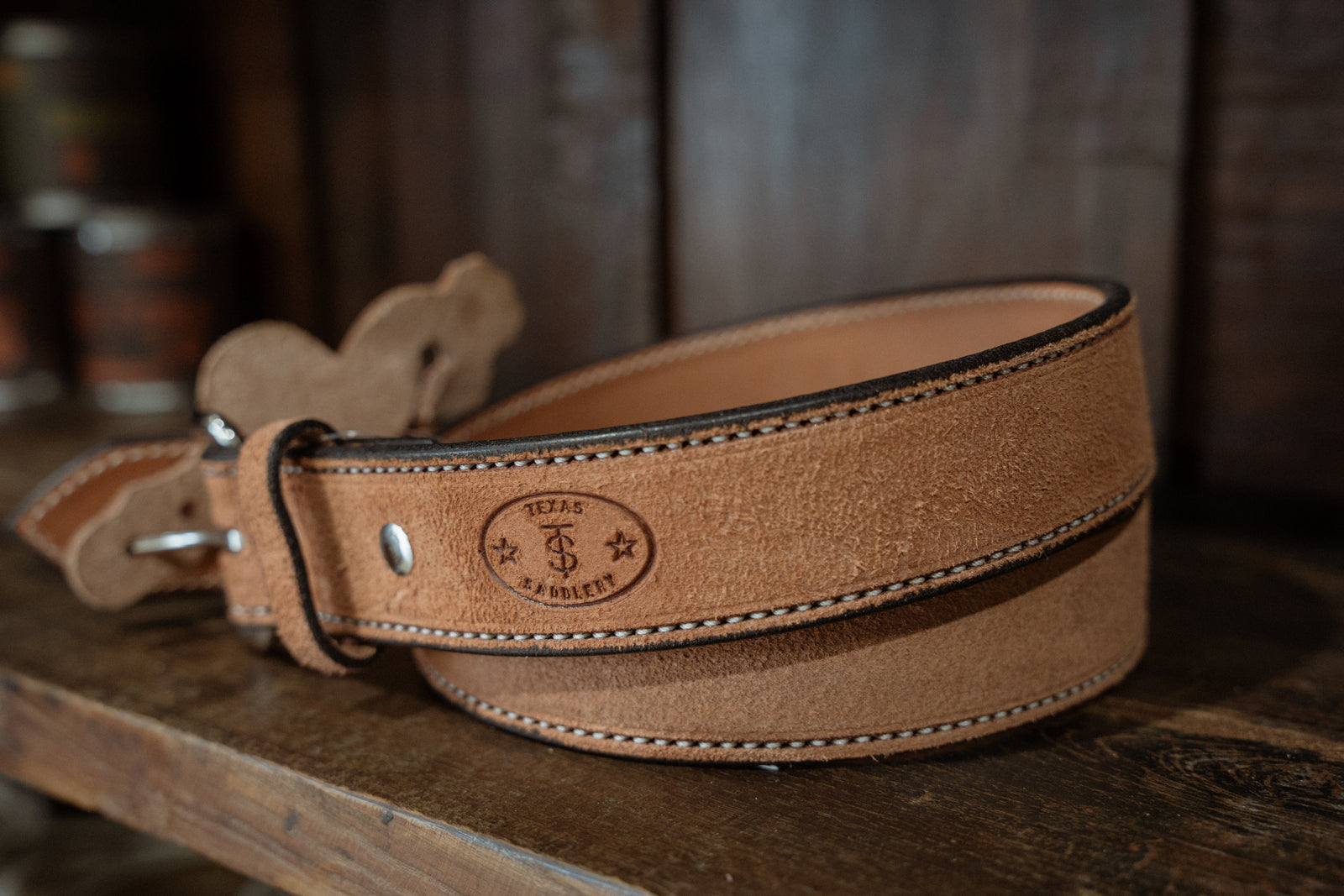 Mahogany Rough Out Belt