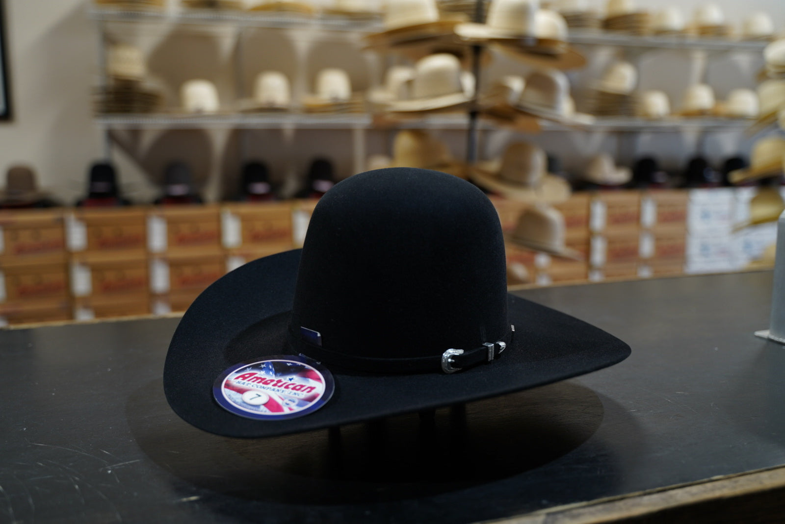 American Black Felt 4 1/4"