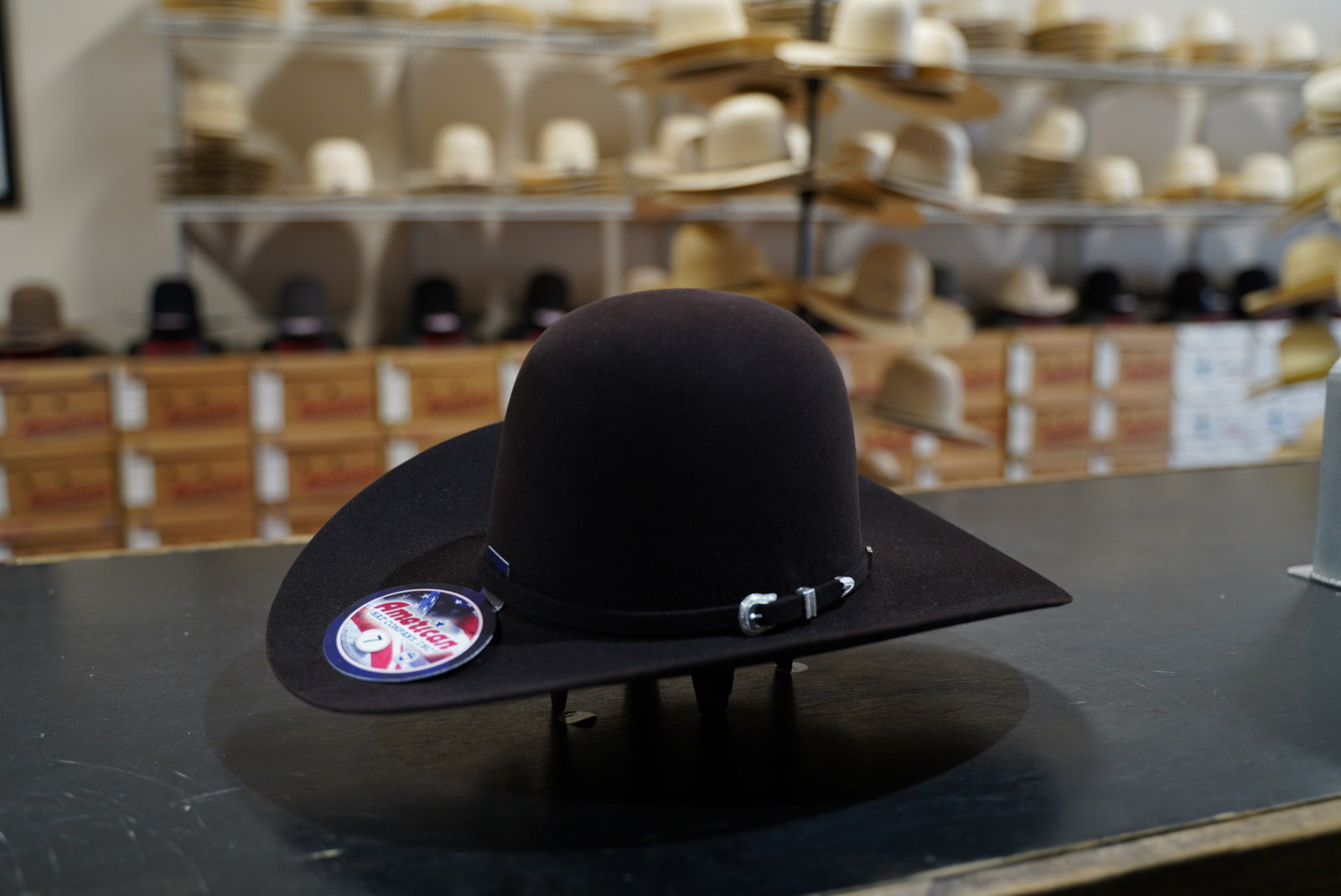 American Black Cherry Felt 4 1/4"